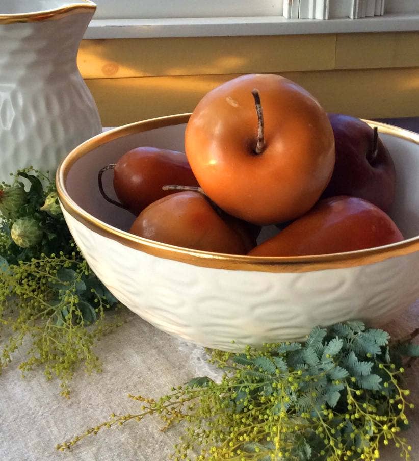 Truro Large Bowl - Gold - Gabrielle's Biloxi