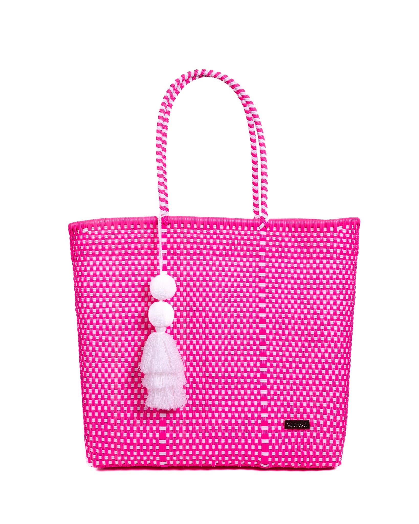 Mexico Pink and White Checkered Playera - Gabrielle's Biloxi