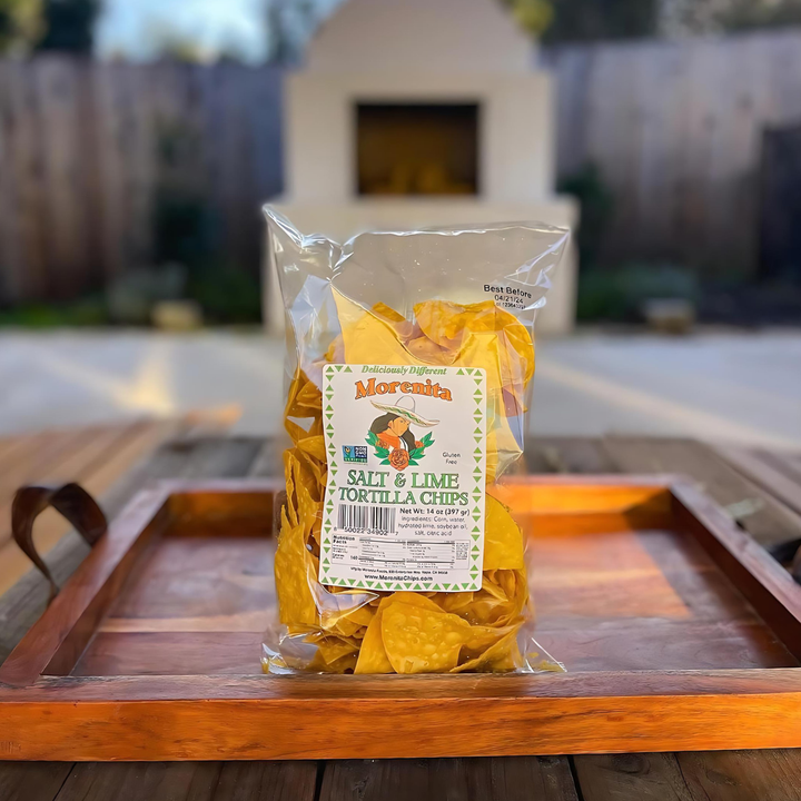 Salt & Lime Artisan Corn Tortilla Chips -  Gluten Free - Gabrielle's Biloxi