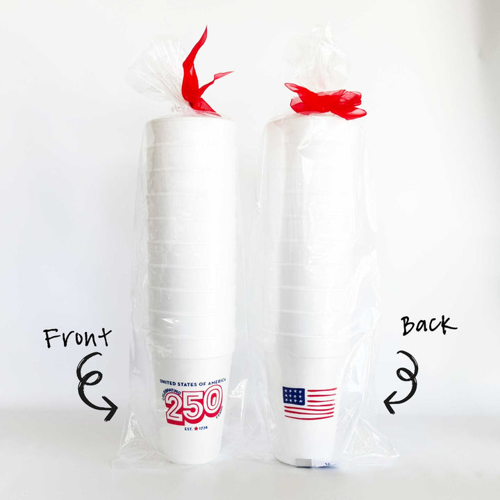 July 4th/Patriotic-America USA 250th Foam Cup