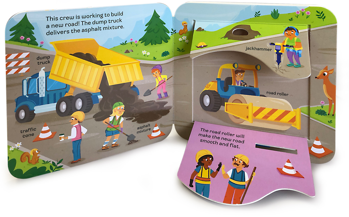 Dig! Construction Lift-a-Flap Board Book - Gabrielle's Biloxi