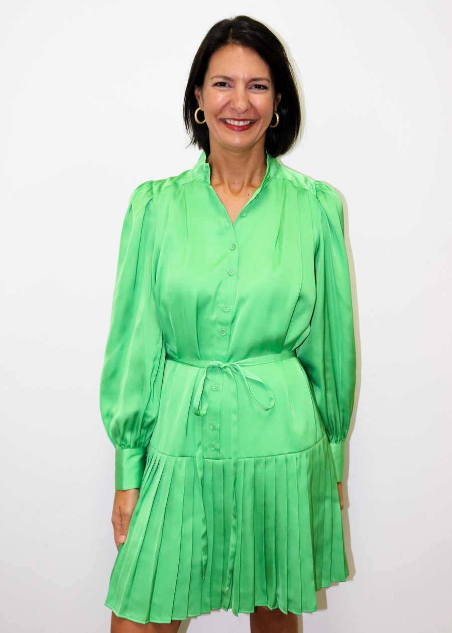 Alden Adair Reagan Dress - Lime - Gabrielle's Biloxi