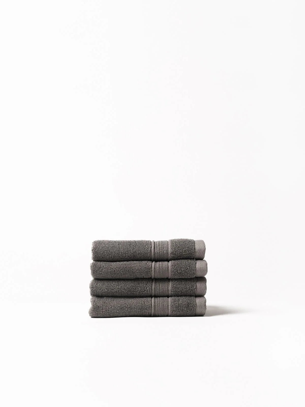 Cozy Earth Luxe Washcloths - Charcoal