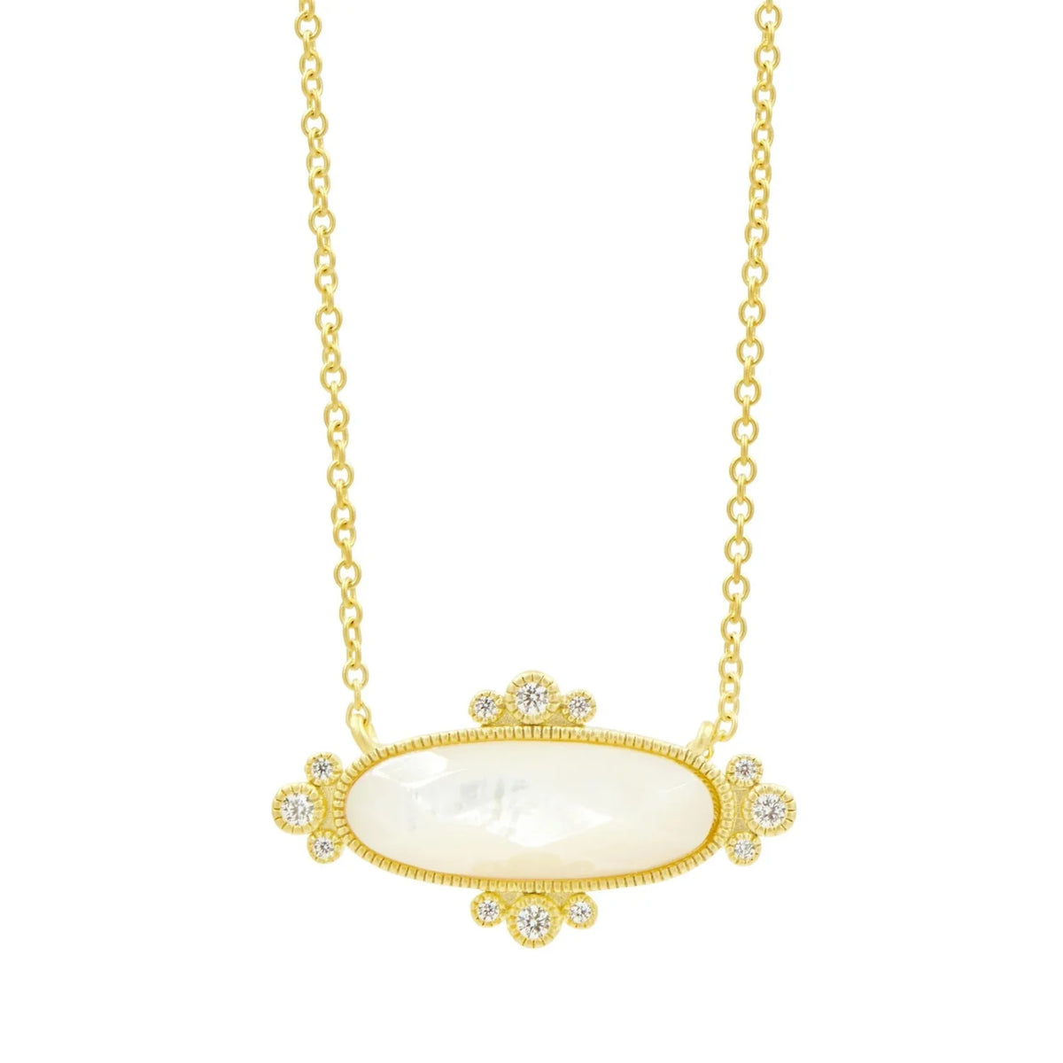 Freida Rothman Amazonian Allure Mother of Pearl Pendant Necklace - Gabrielle's Biloxi