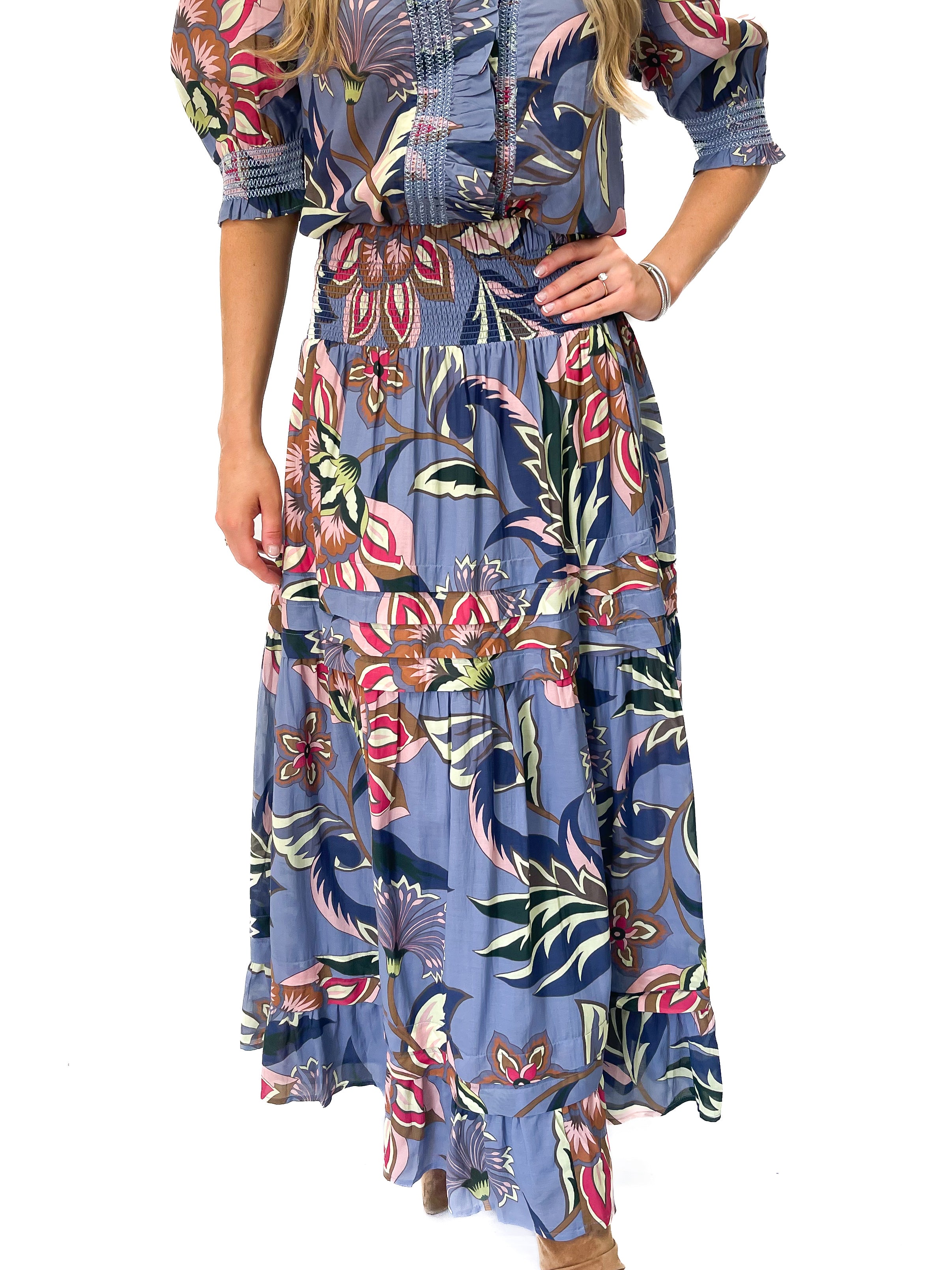 Love the Label Nolan Skirt - Waltz of Flowers Print - Gabrielle's Biloxi