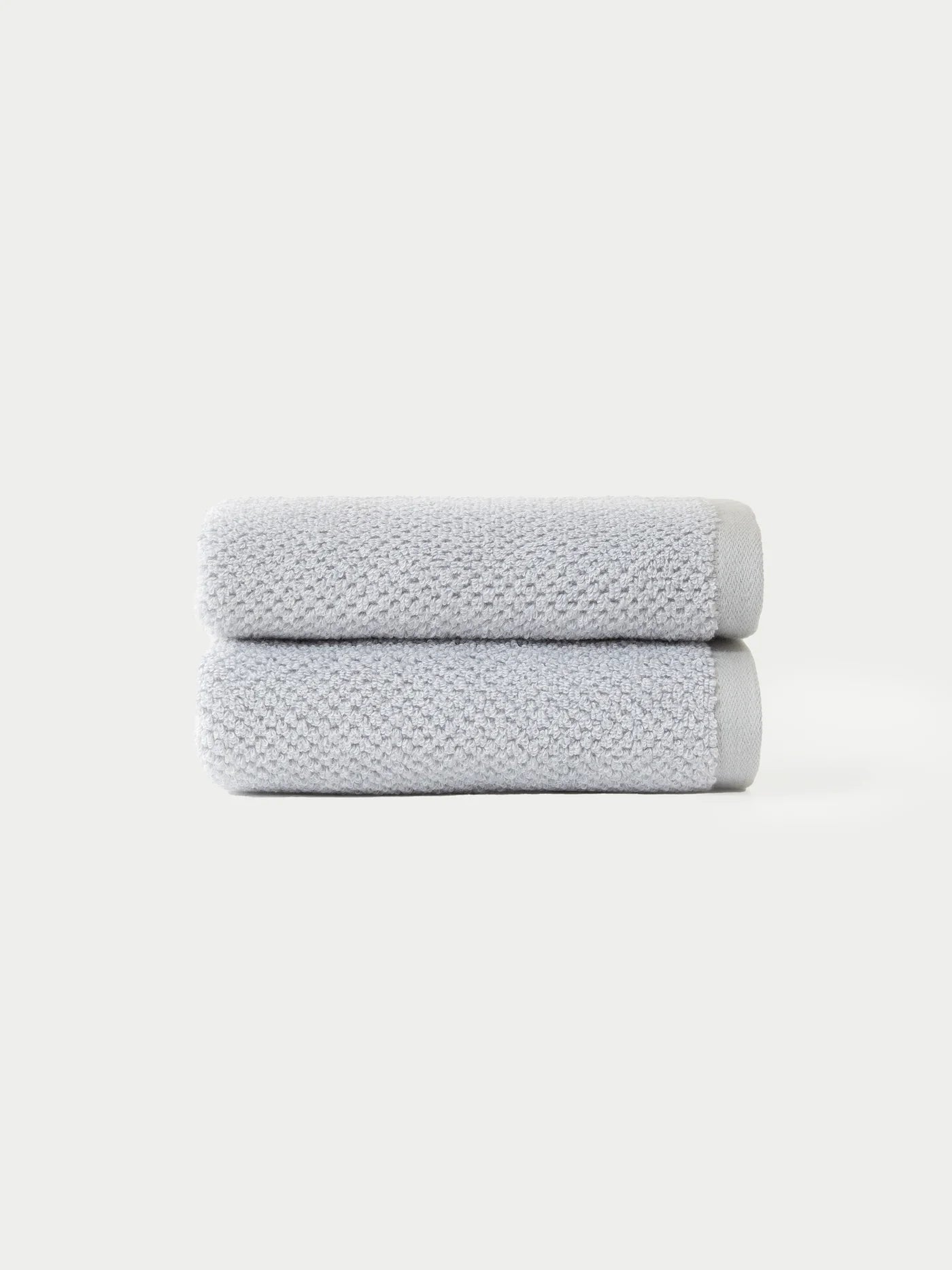 Cozy Earth Nantucket Hand Towels - Heathered Harbor Mist