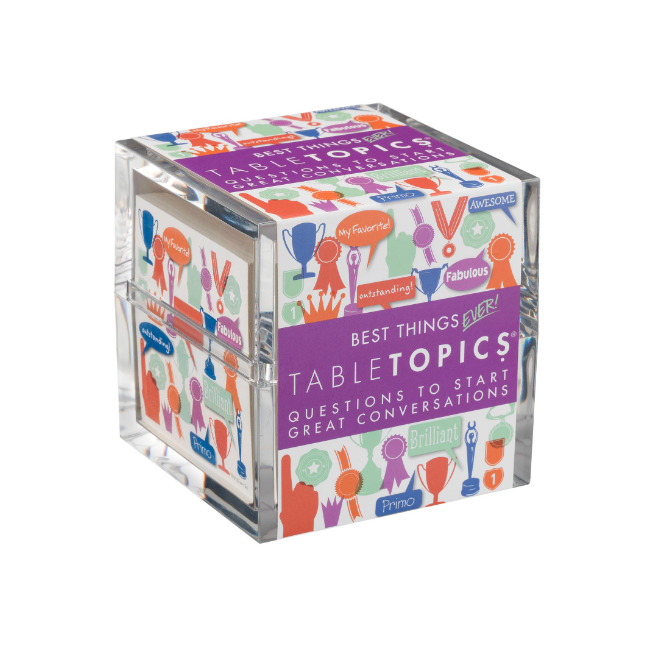 TableTopics Conversation Starter - Best Things Ever - Gabrielle's Biloxi
