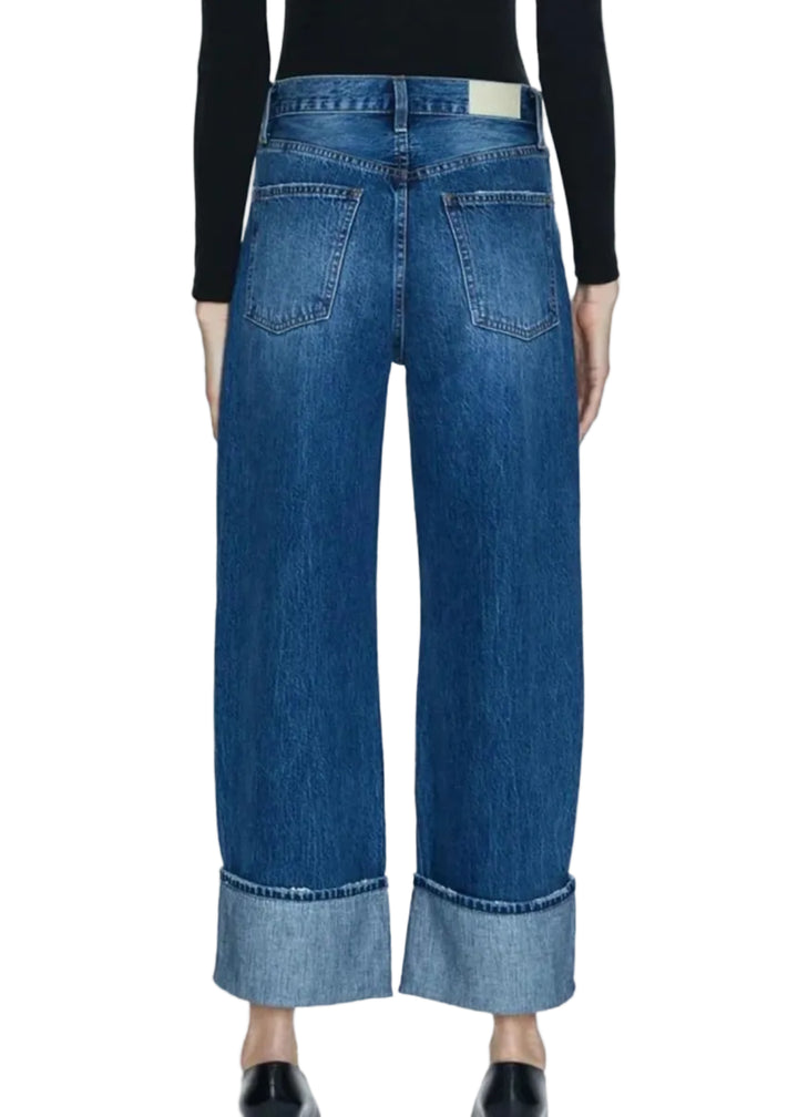 Pistola Ryder High Rise Cuffed Straight - Fulton