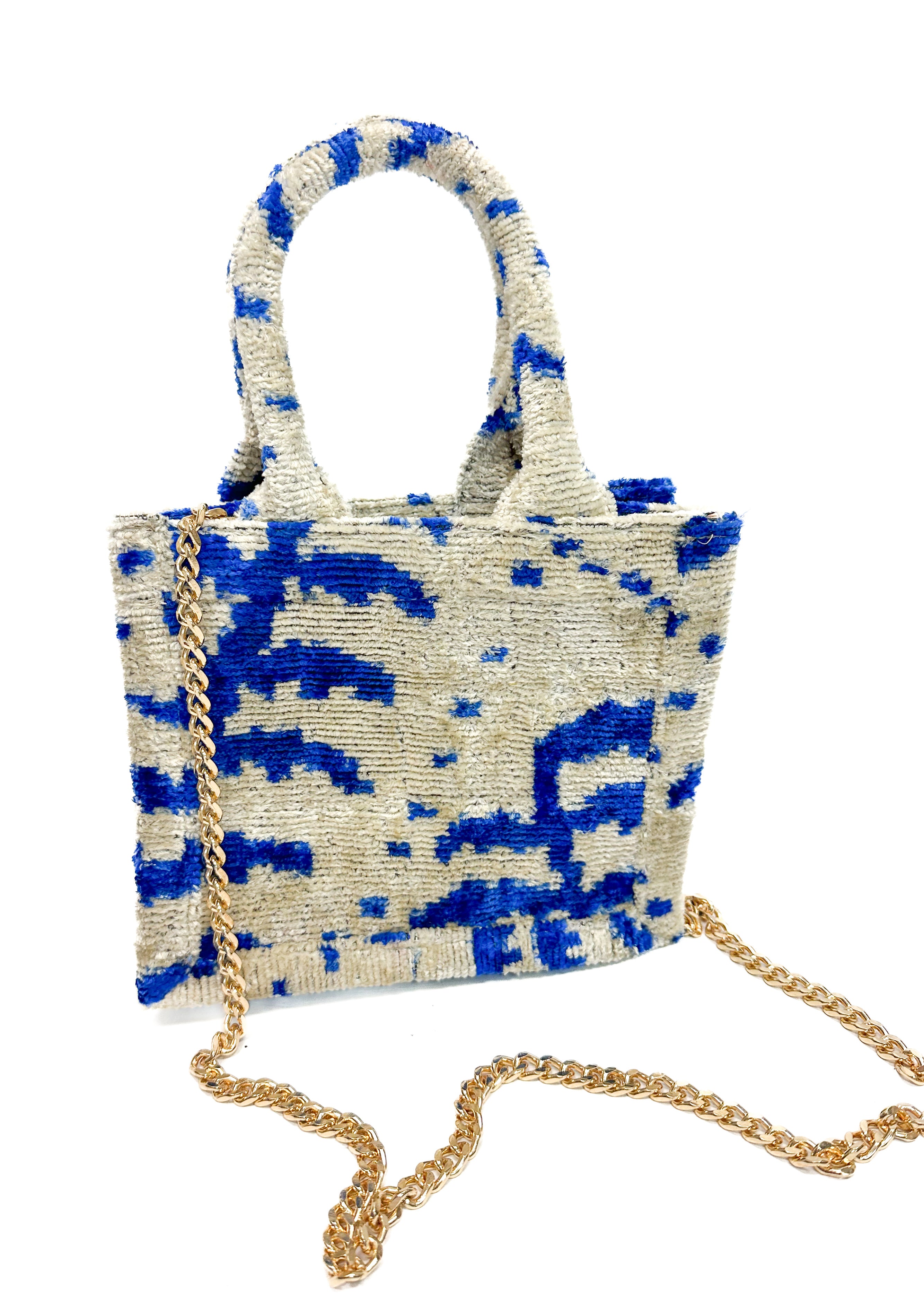 Wolf & Willa Micro Tote - Blue Feather - Gabrielle's Biloxi