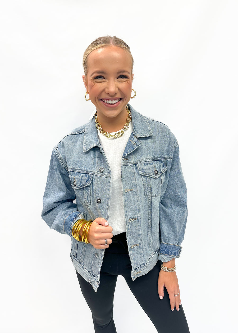 Favorite Daughter Otto Boyfriend Jacket Tahoe Gabrielle's Biloxi