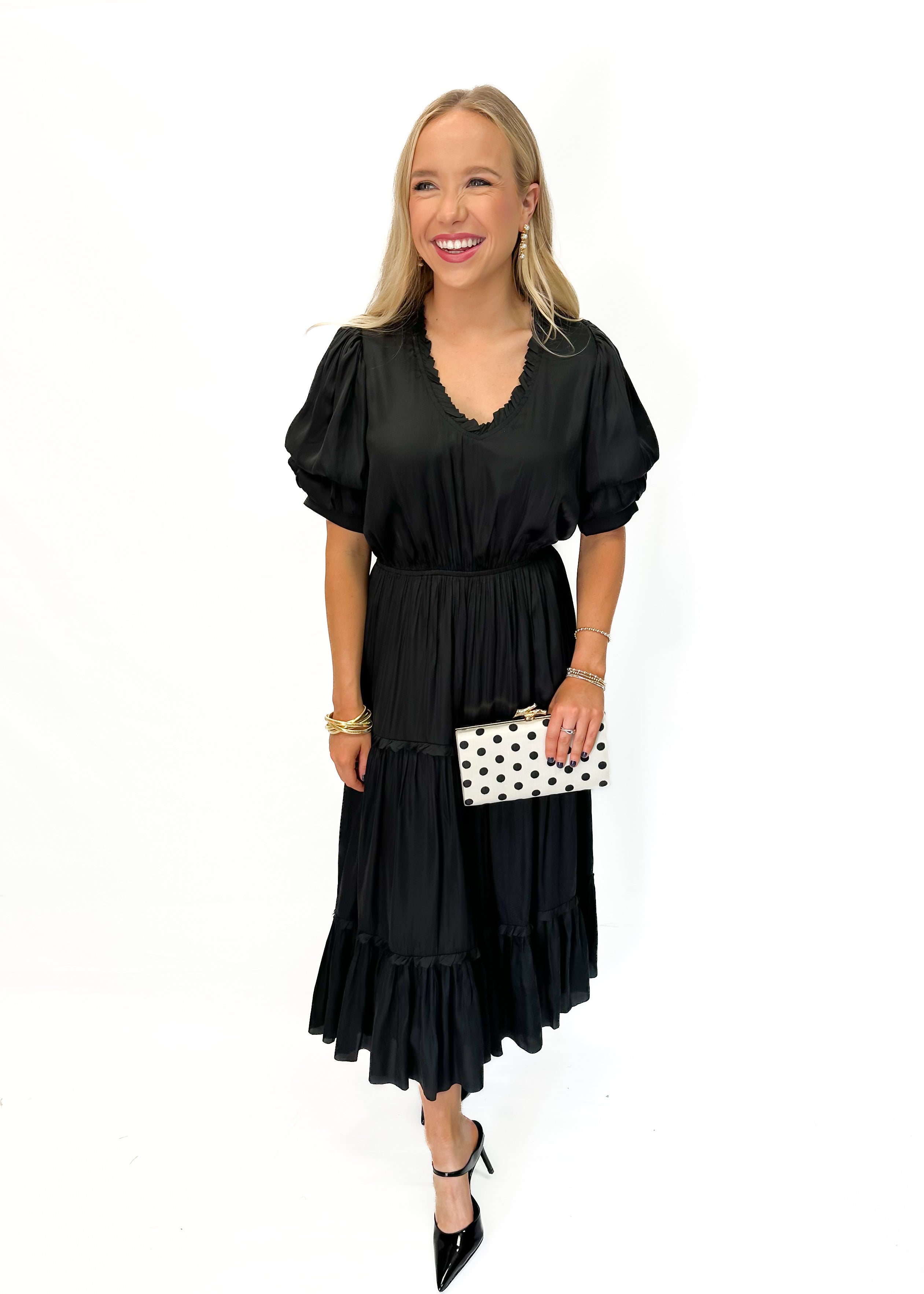 Helena Dress - Black - Gabrielle's Biloxi