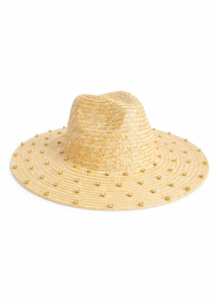 Roma Crystal Straw Hat