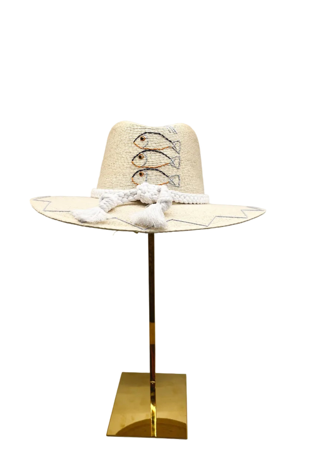 Tipsy Threads White Palm Triple Fish - Medium - Gabrielle's Biloxi