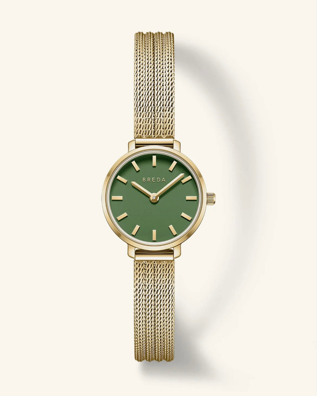 BREDA 'Beverly Mesh' Gold Metal Watch - Gabrielle's Biloxi