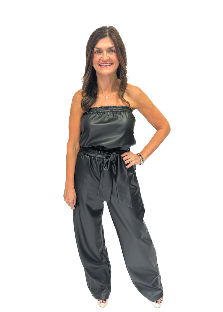 Bishop & Young Glam Slam Vegan Leather Jumpsuit - Gabrielle's Biloxi