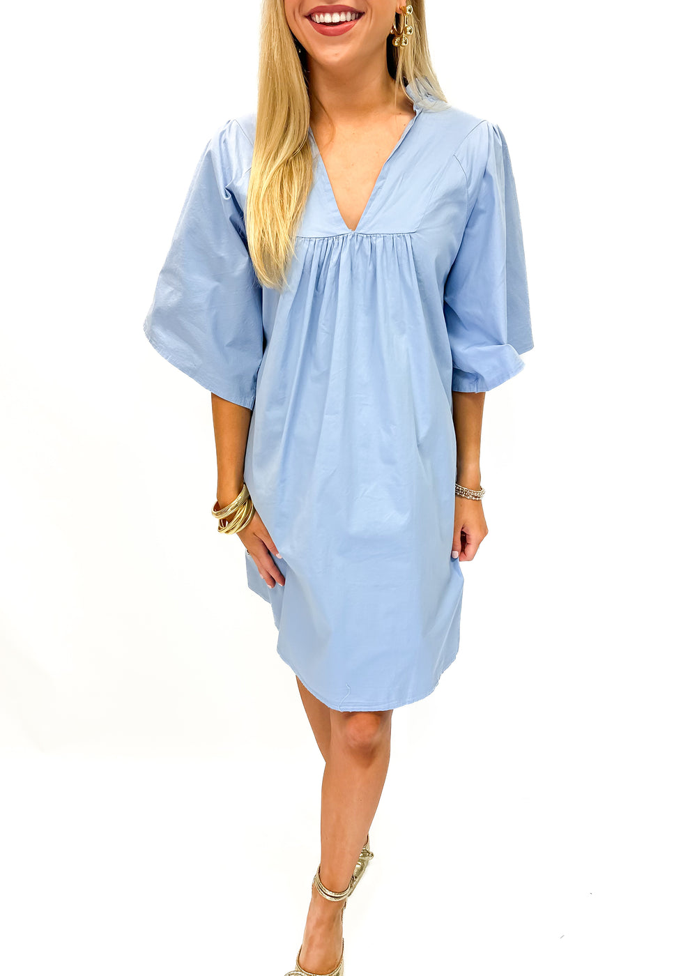 Sofia Nicola Dress - Celeste - Gabrielle's Biloxi