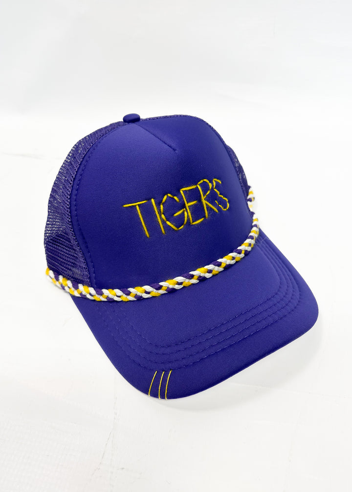 Tigers Trucker Hat - Purple - Gabrielle's Biloxi