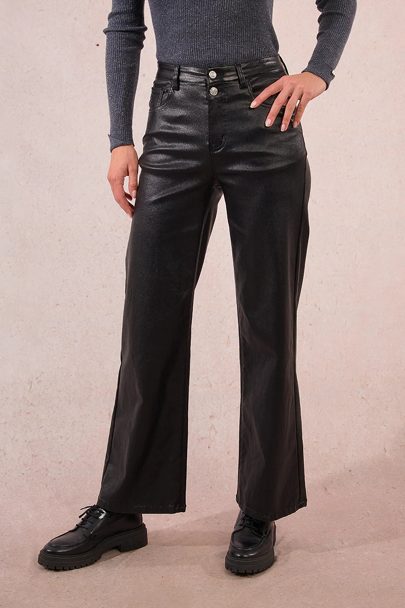Ladies Woven Pants - Black - Gabrielle's Biloxi