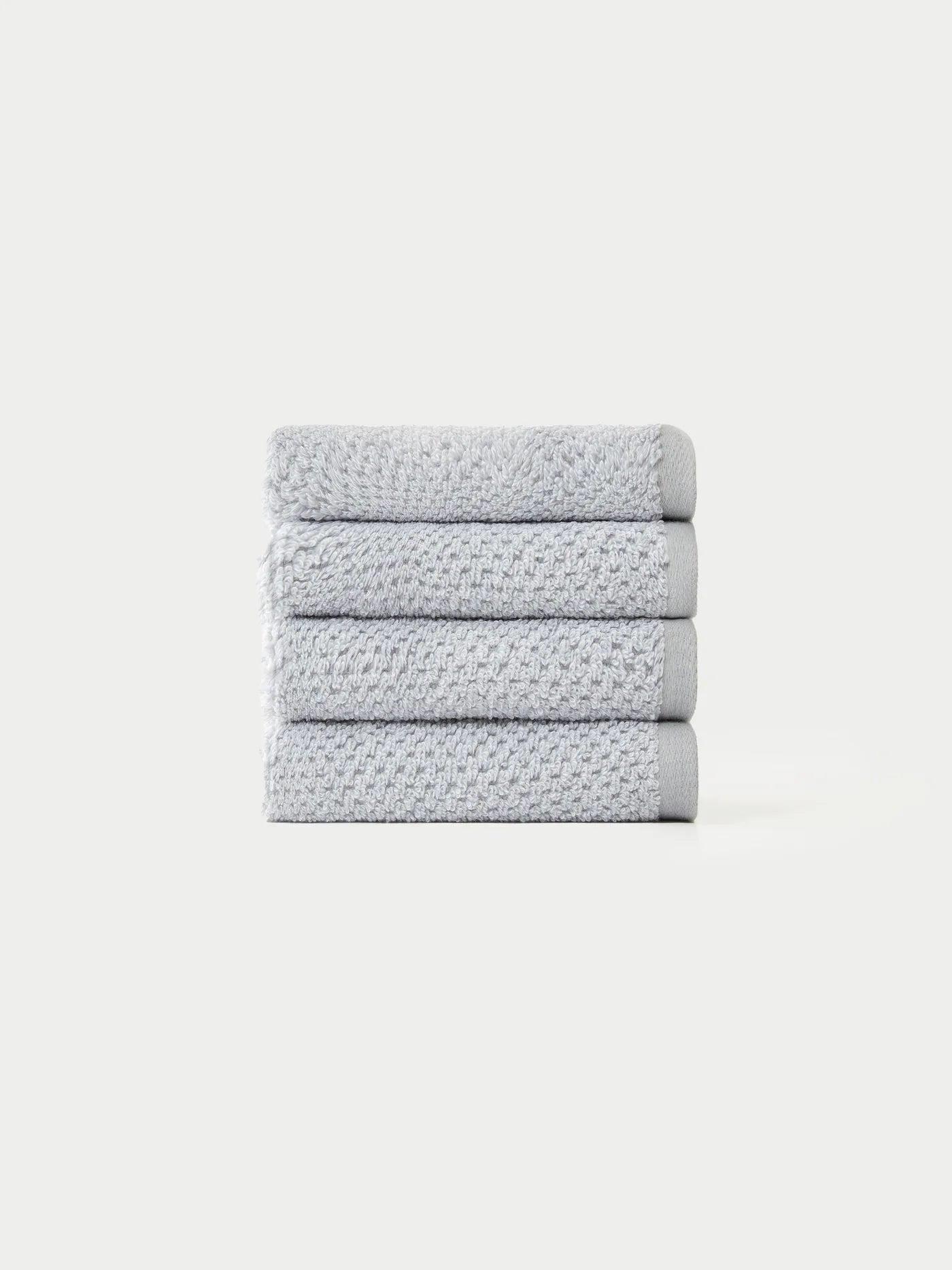 Cozy Earth Nantucket Wash Cloths - Heathered Harbor Mist
