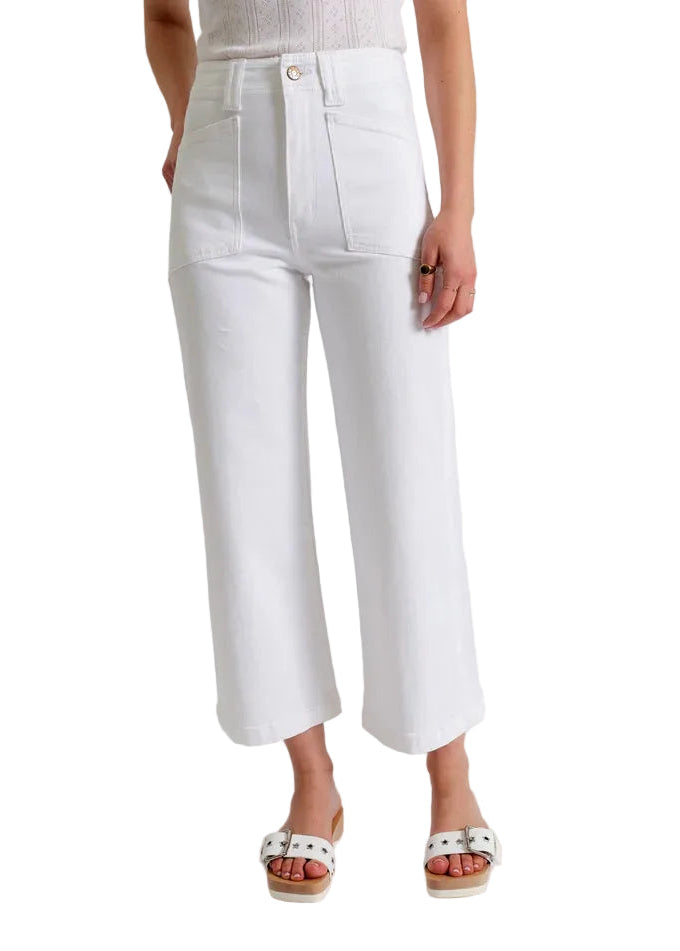 DAZE Valley Girl High Rise Patch Pocket Ankle - Lamb - Gabrielle's Biloxi