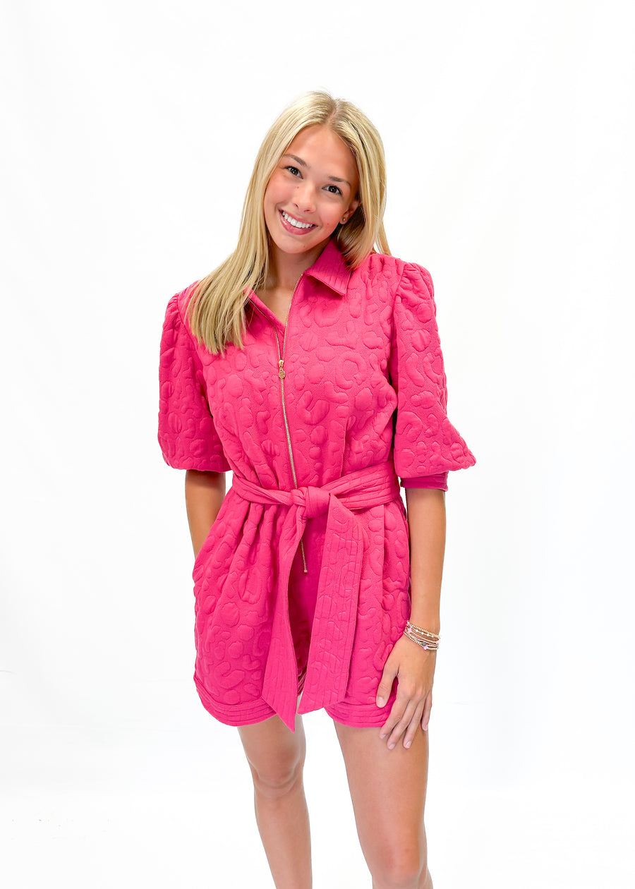 Emily McCarthy Rio Romper - Pink Peacock - Gabrielle's Biloxi