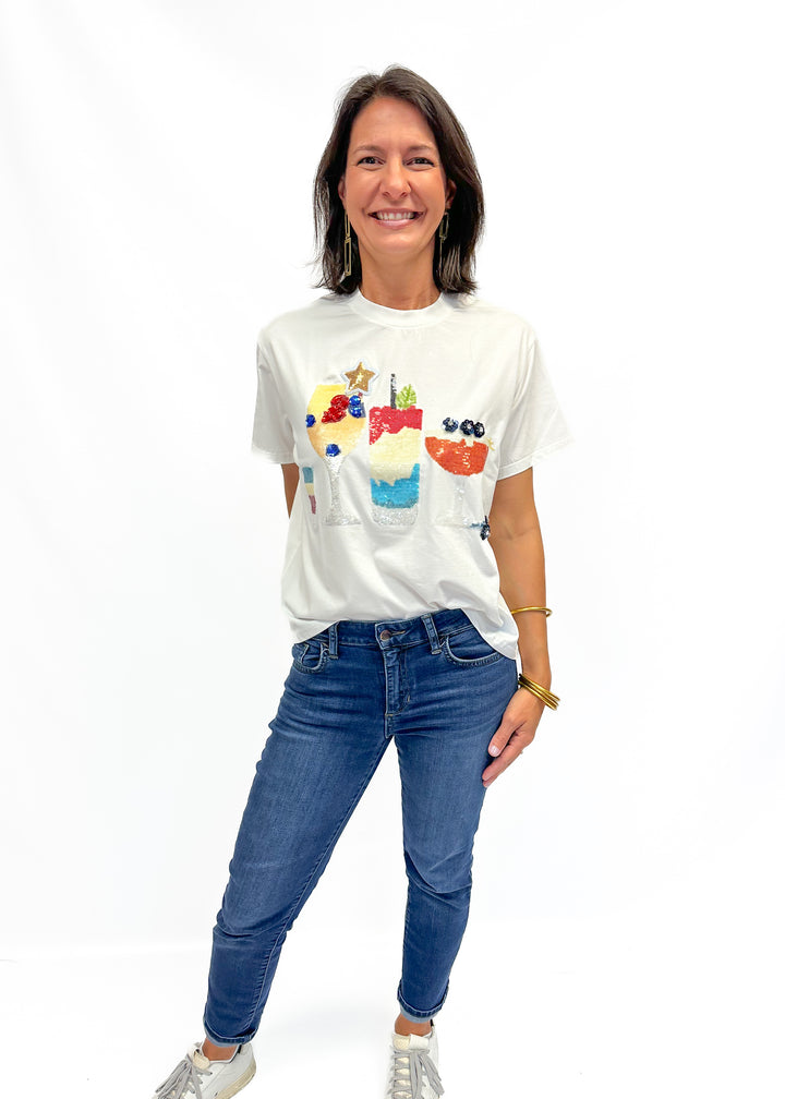 Queen of Sparkles Rum, Wine and Blueberry Tee - Gabrielle's Biloxi