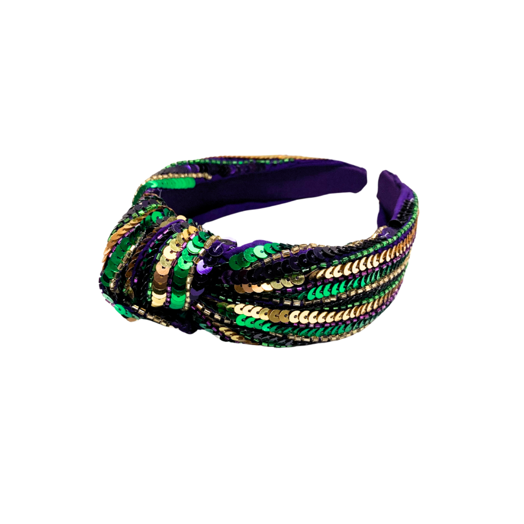 Mardi Gras Sequin Headband - Gabrielle's Biloxi
