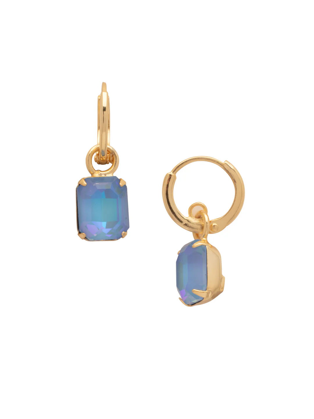 Sorrelli Octavia Huggie Hoop Earrings - Ocean - Gabrielle's Biloxi