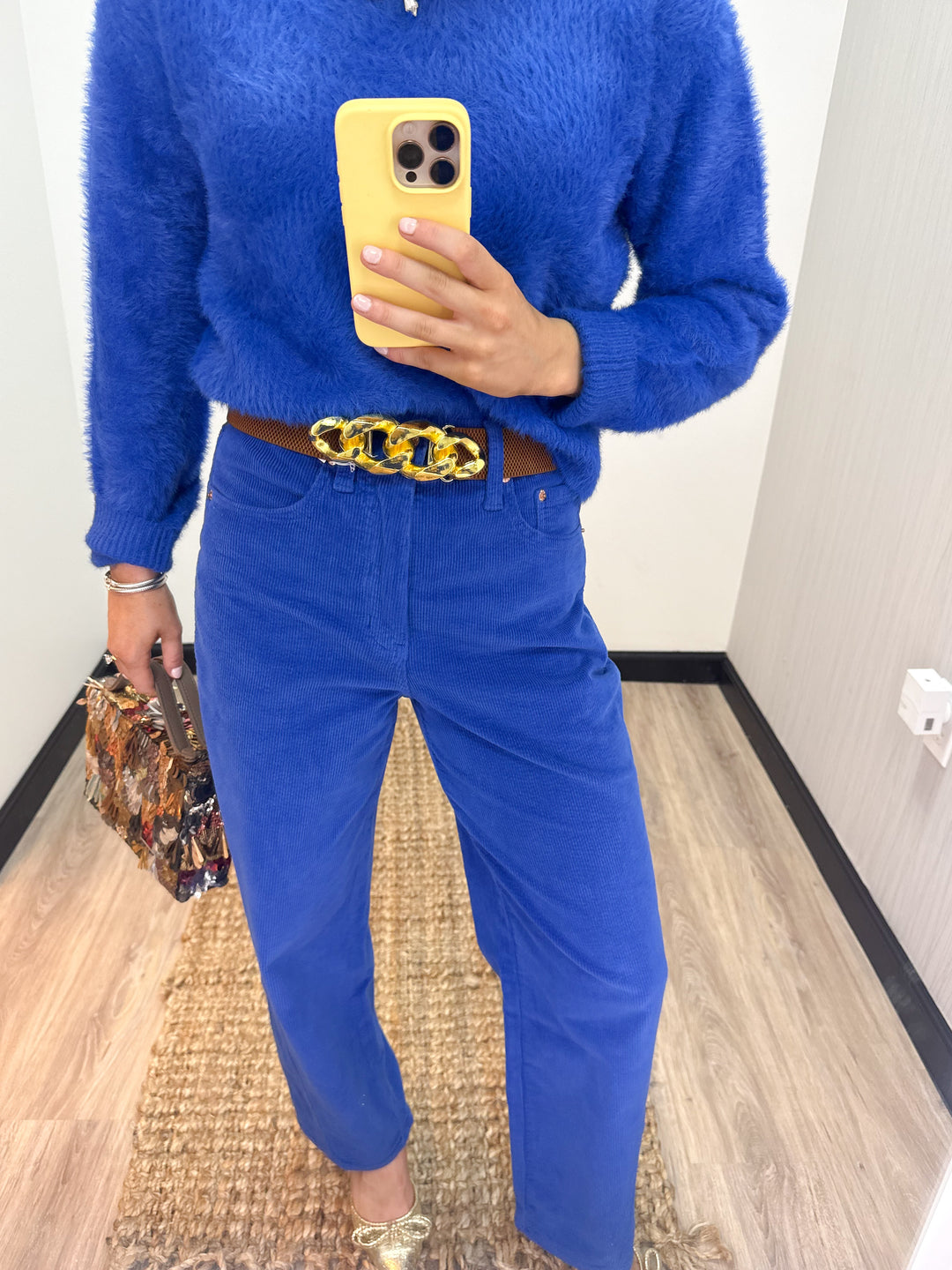 Daze Westward Barrel Leg - Cobalt Cord - Gabrielle's Biloxi