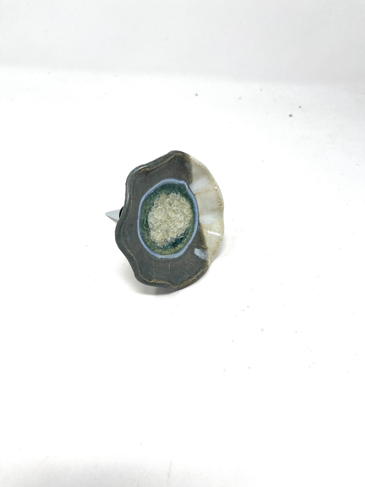 Dock 6 Wine Bottle Stopper - Grey & White - Gabrielle's Biloxi