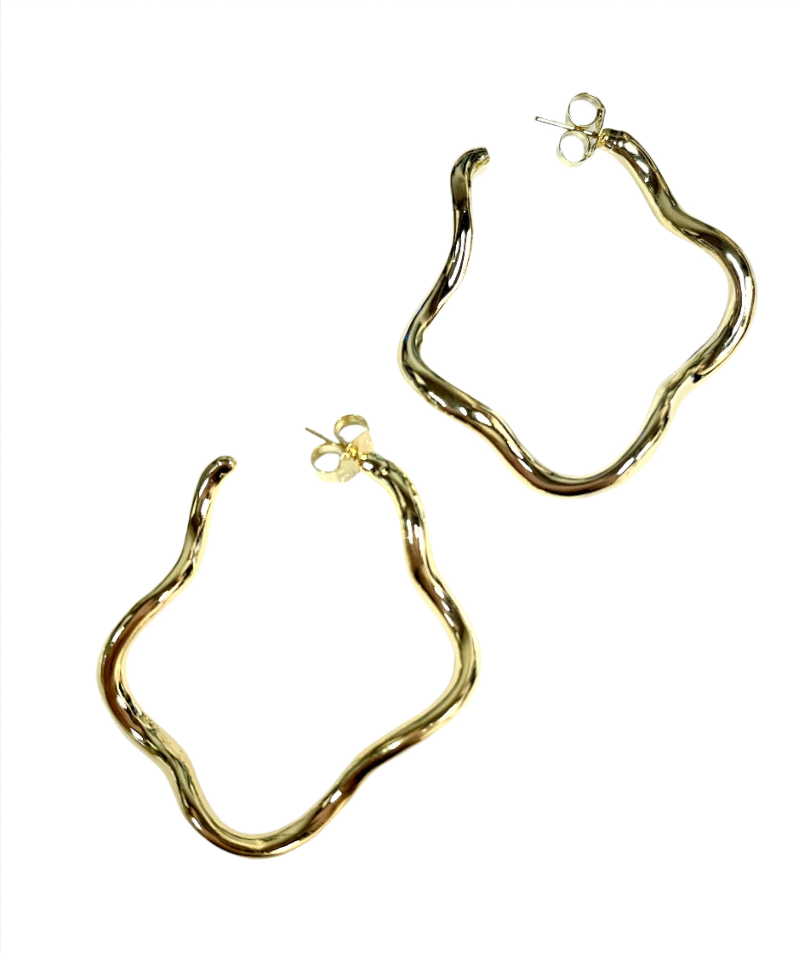 Sheila Fajl Wiggle Wiggle Hoops - Shiny Gold - Gabrielle's Biloxi
