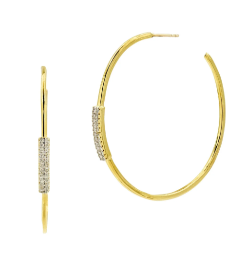 Freida Rothman Radiance Delicate Hoop Earring - Gabrielle's Biloxi