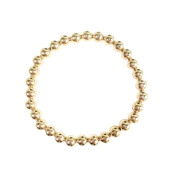 Erin Gray 6mm Waterproof 14k Gold Filled Karma Bracelet - Gabrielle's Biloxi