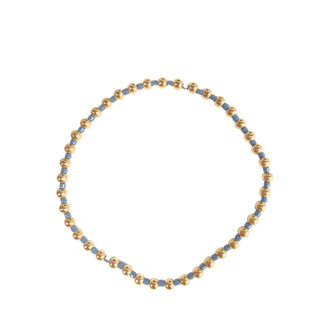 Erin Gray 3mm Color Crush Newport Stormy Blue & Gold Waterproof - Gabrielle's Biloxi