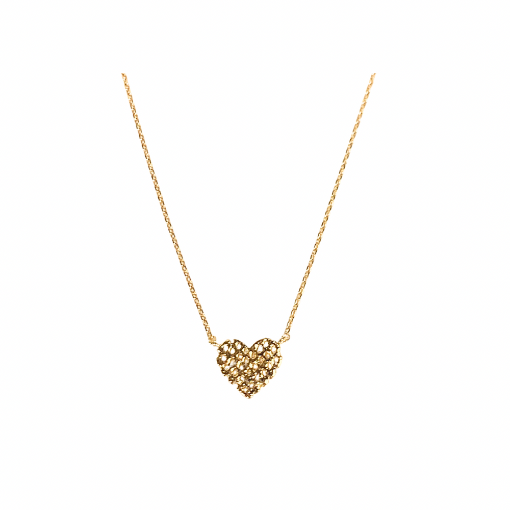 LBLOX Heart Necklace - Gold - Gabrielle's Biloxi