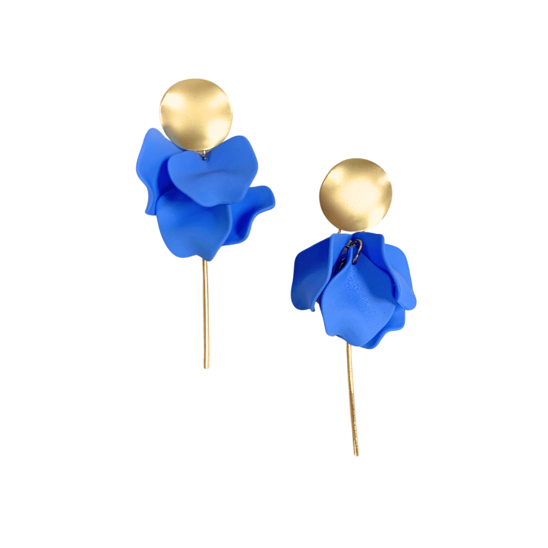LBLOX Spring Blossom Earrings - Blue - Gabrielle's Biloxi