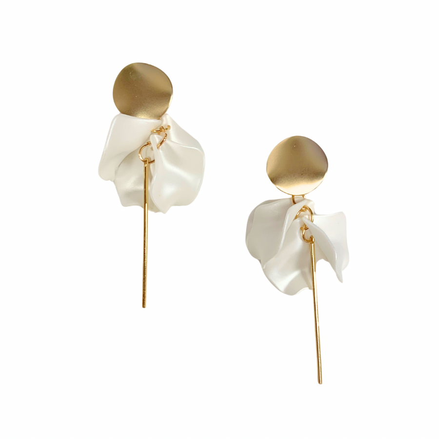 LBLOX Spring Blossom Earrings - White - Gabrielle's Biloxi