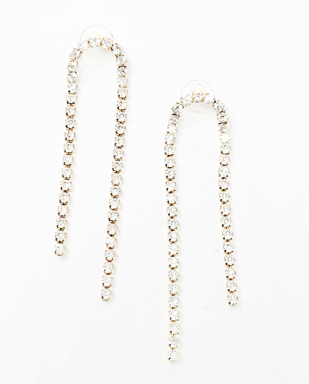 Crystal Long Earrings - Gabrielle's Biloxi