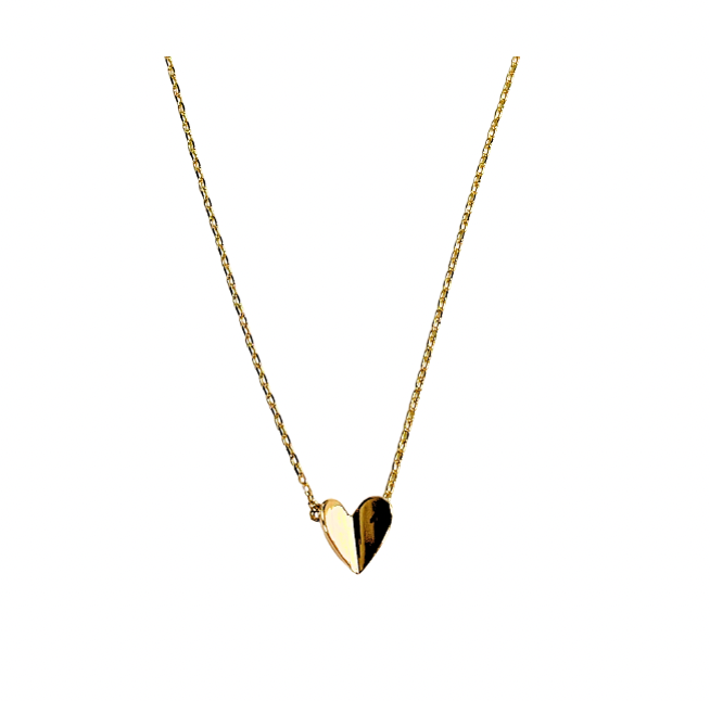Gold Heart Necklace - Gabrielle's Biloxi