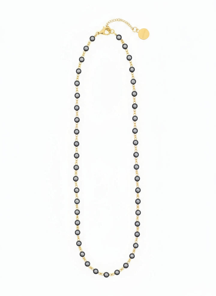Freida Rothman Faceted Stones Wrap Chain Necklace - 16"