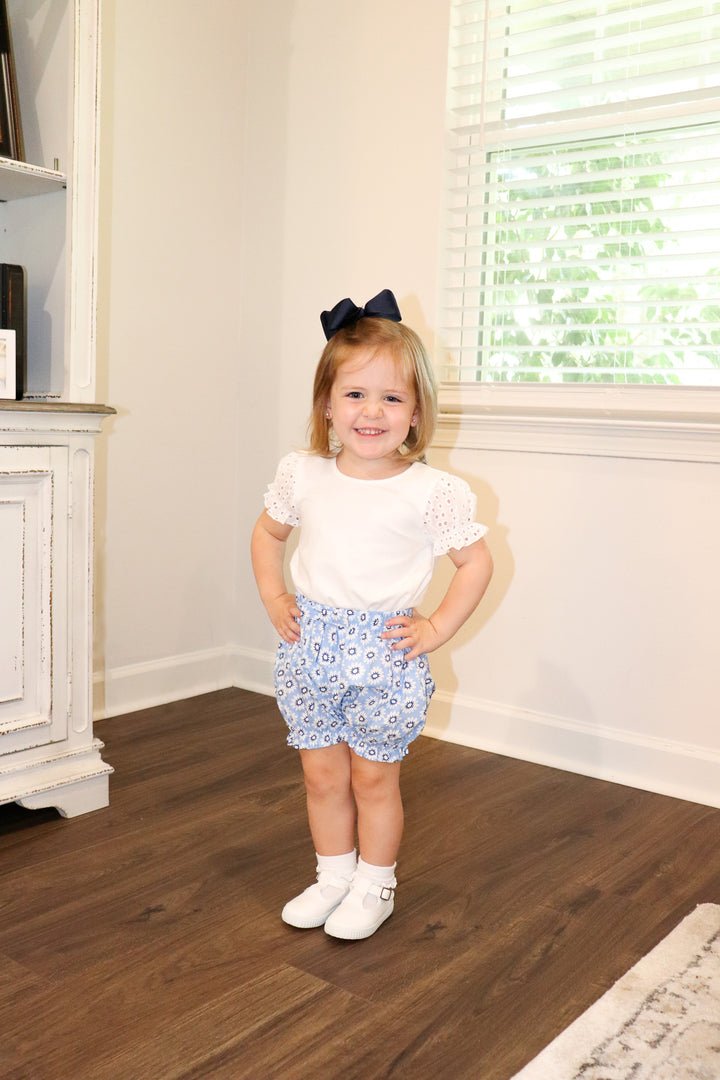 Bisby Betsy Bloomers Periwinkle Floral - Gabrielle's Biloxi