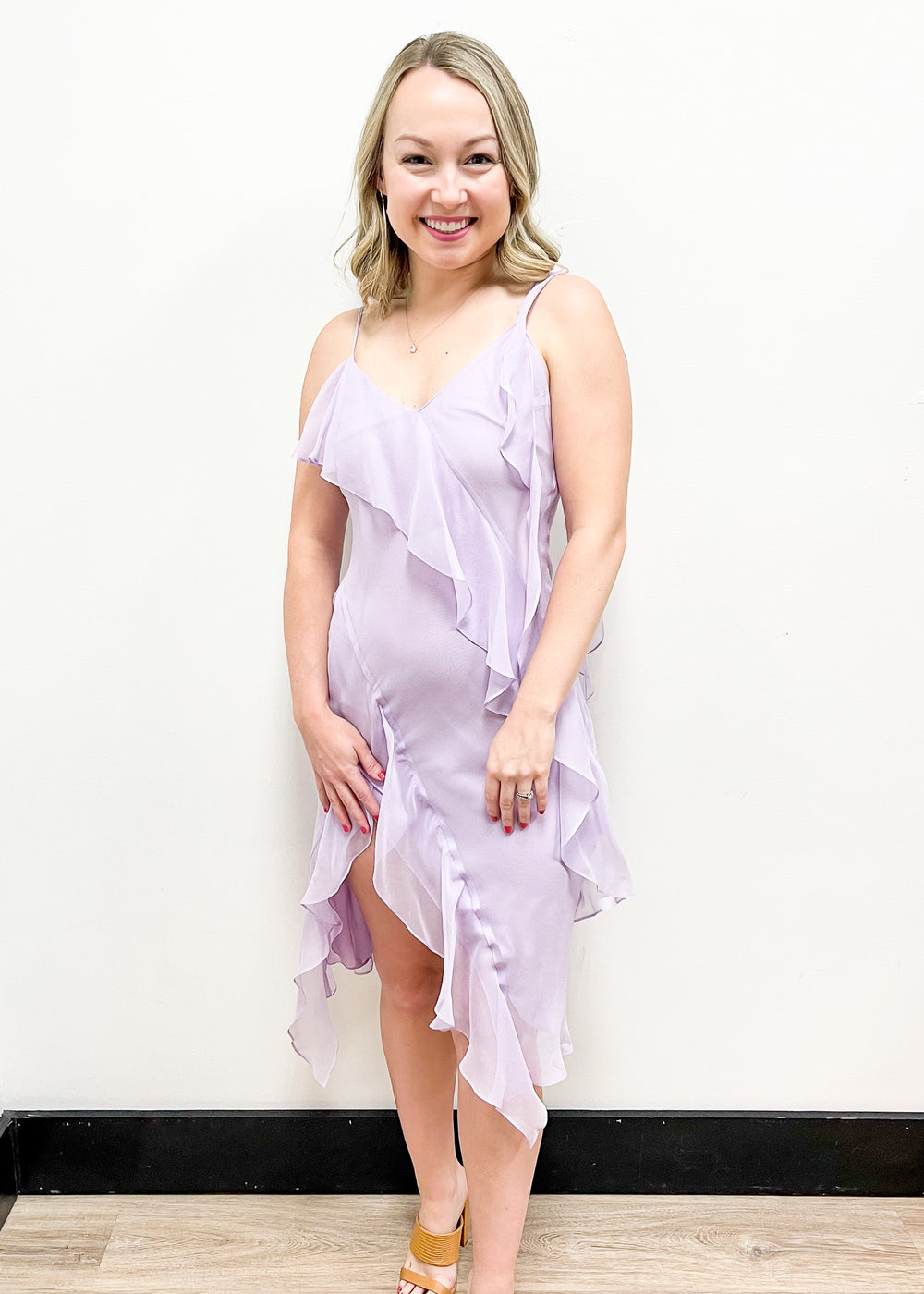 Amanda Uprichard Casilda Dress - Lilac - Gabrielle's Biloxi