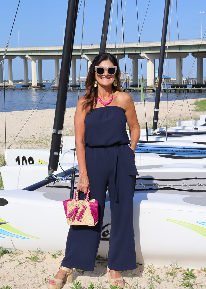 Bishop & Young Free Spirit Jumpsuit - Navy - Gabrielle's Biloxi