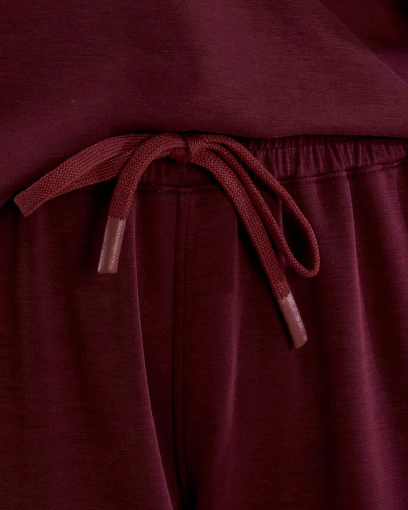 Jackie Knitted Pants - Dark Red