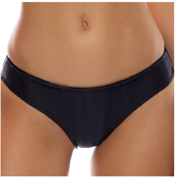 Luli Fama Seamless Full Ruched Back Bottom - Black - Gabrielle's Biloxi