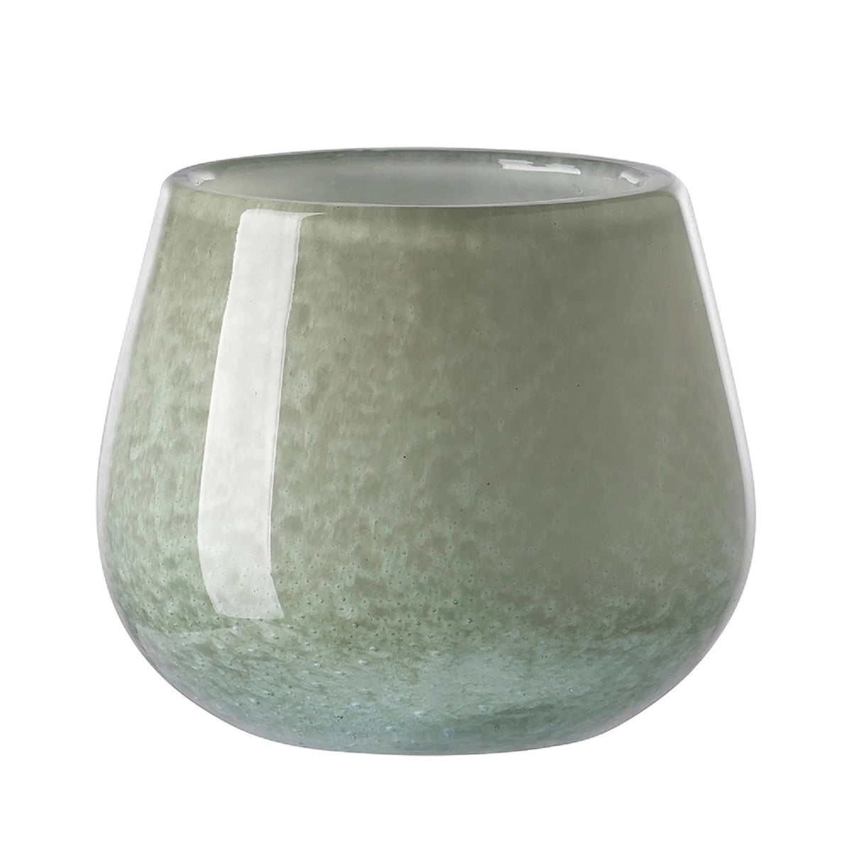 Marly Glass Lantern Vase Med-ST - Green
