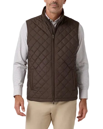Mizzen+Main Brentwood Quilted Vest - Espresso - Gabrielle's Biloxi