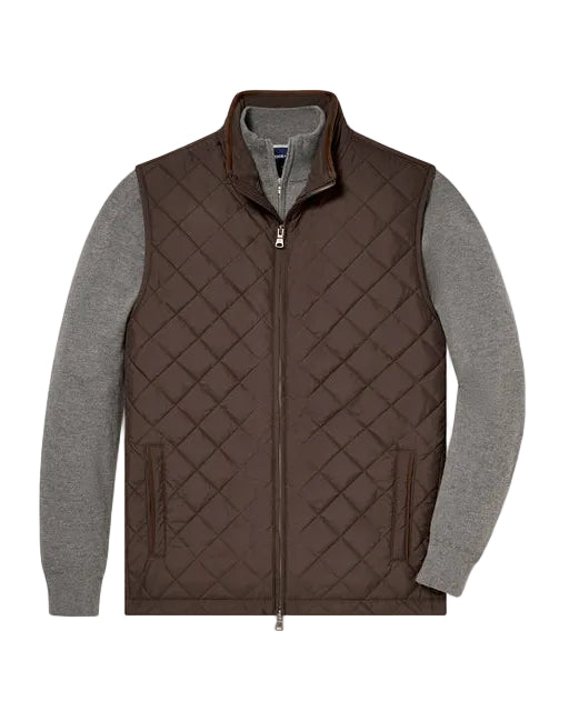 Mizzen+Main Brentwood Quilted Vest - Espresso - Gabrielle's Biloxi