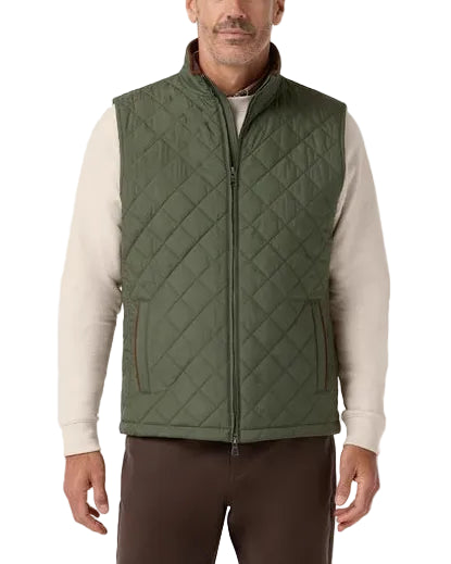 Mizzen+Main Brentwood Quilted Vest - Olive - Gabrielle's Biloxi