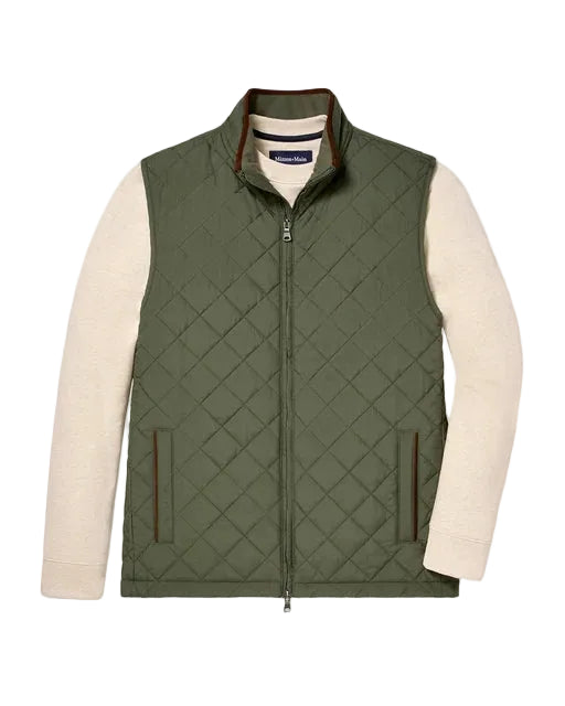 Mizzen+Main Brentwood Quilted Vest - Olive - Gabrielle's Biloxi
